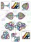 4 PCS Vintage Sweater Swirl Clip Cape Cloak Clips Retro Cardigan Clip Shawl Collar Clasp Dress Shirt Brooch Clip for Girl Women (Colorful Color, Classic)